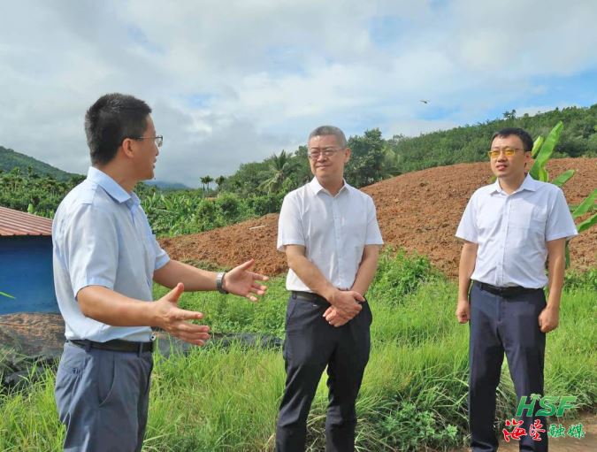 艾轶伦在立才农场公司垦区耕地“非粮化”“非农化”专项整改复耕地块调研。
